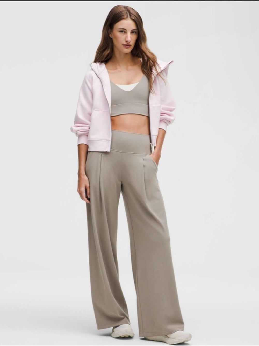 lululemon Align Palazzo Pants in Warm Ash Grey